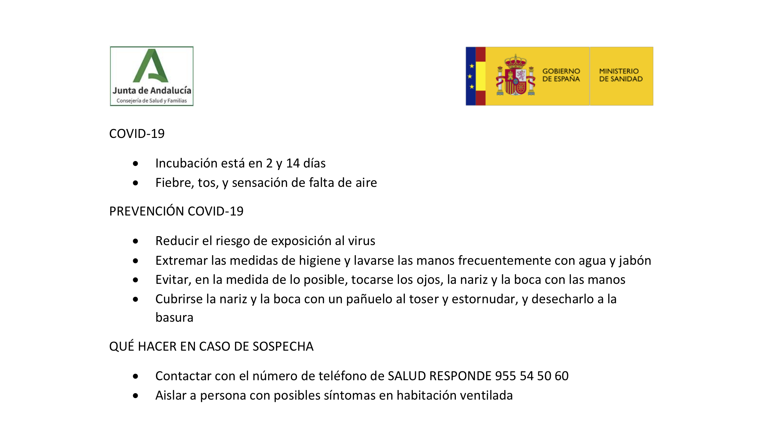 instrucciones