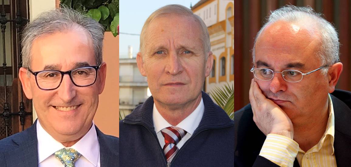 Tomás Caraballo, Mario J. Pérez y Antonio Durán