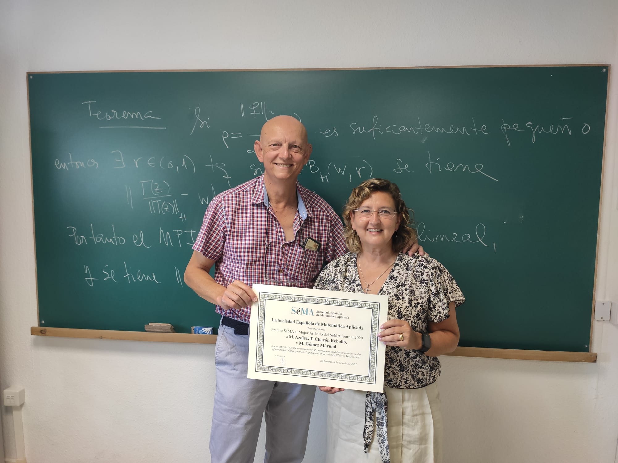 Tomás Chacón y Macarena Gómez