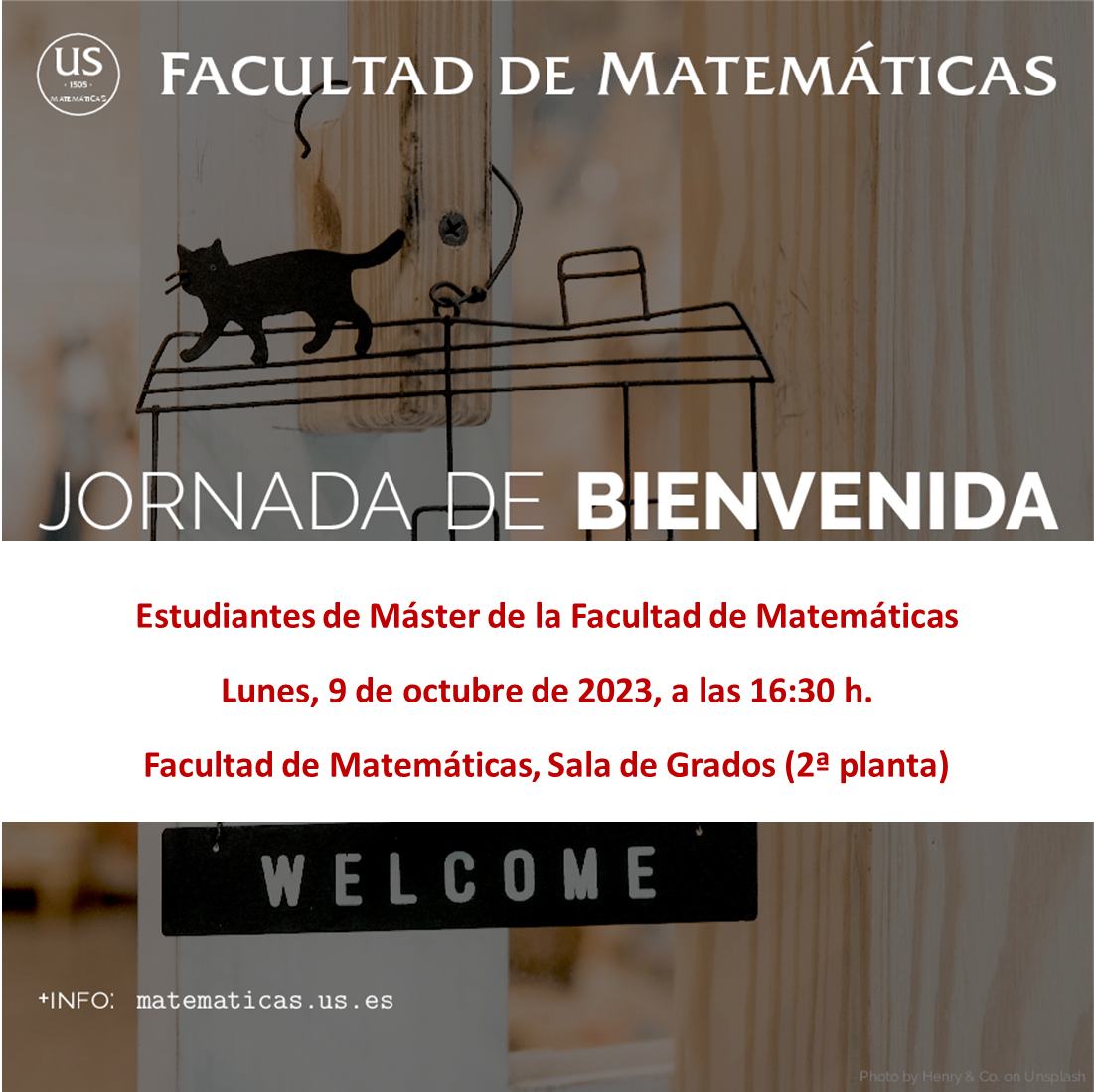 Acto de bienvenida para estudiantes de máster