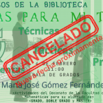 Charla cancelada
